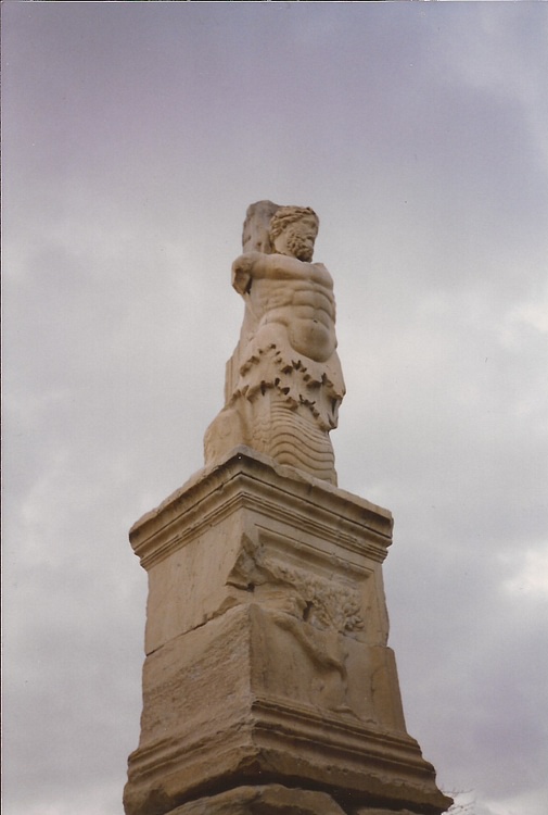 Memorial Statue, Agora, Athens