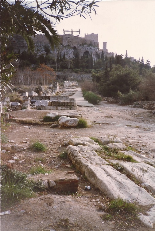The Panathenaic Way, Athens, Greece