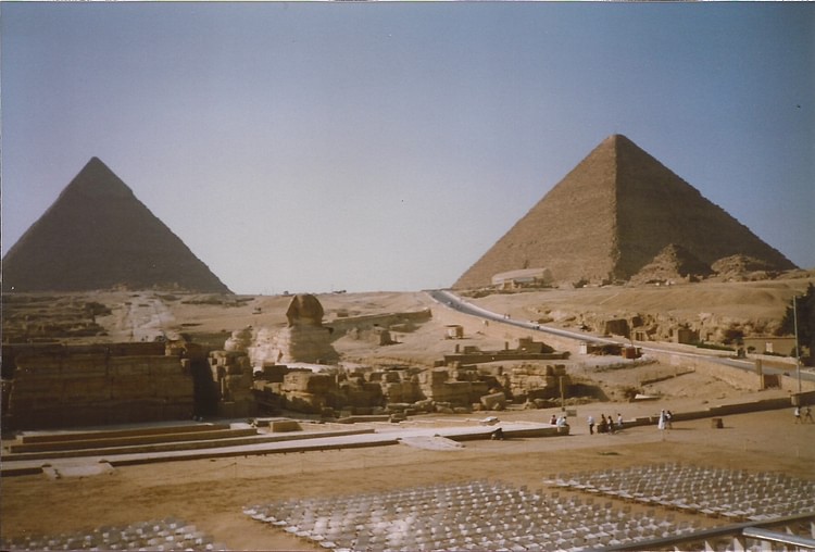 The Great Sphinx and Pyramids of Giza