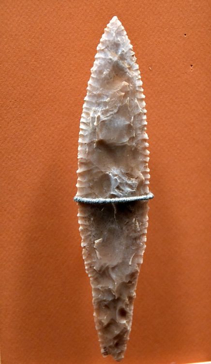 Neolithic Flint Dagger from Ba'ja
