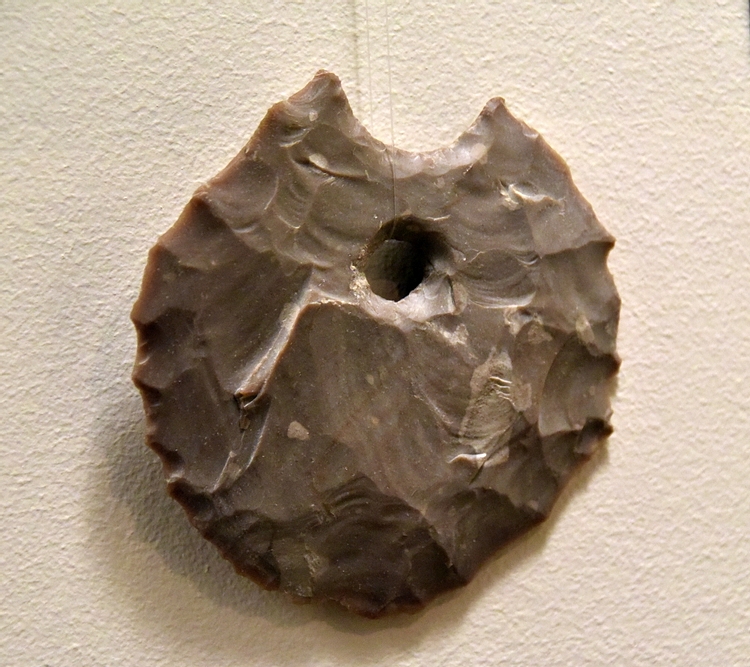 Perforated Flint Disc from Abu Hamid