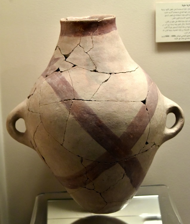 Decorated Pottery Jar from Abu Hamid