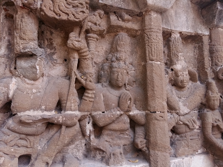 Wall Reliefs, Kanchipuram