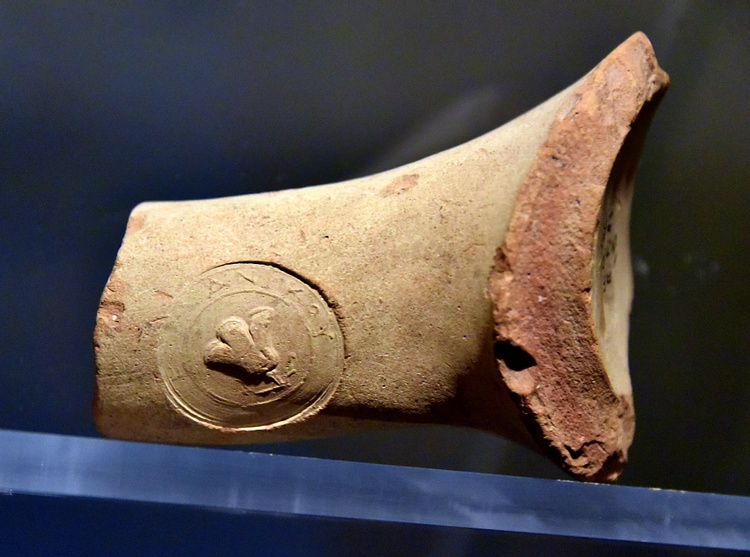 Stamped Rhodesian Amphora Handle from Jordan