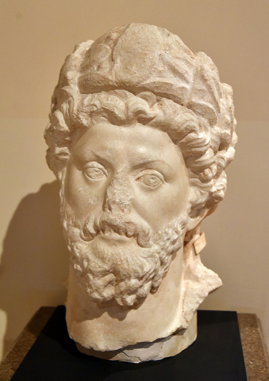 Head of Marcus Aurelius from Petra