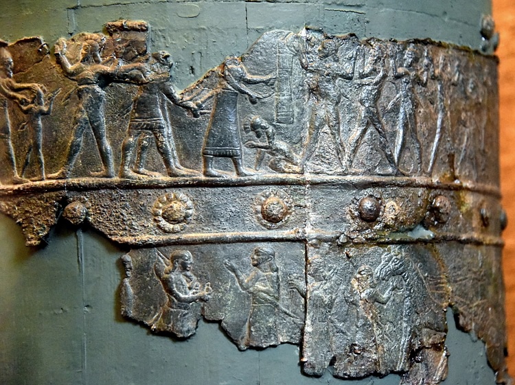 Urartian Advancing into Battle and Disposal of Prisoners