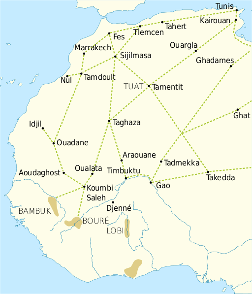 Trans Saharan Trade Routes Illustration World History Encyclopedia trans-saharan-trade-routes-illustration-world-history-encyclopedia