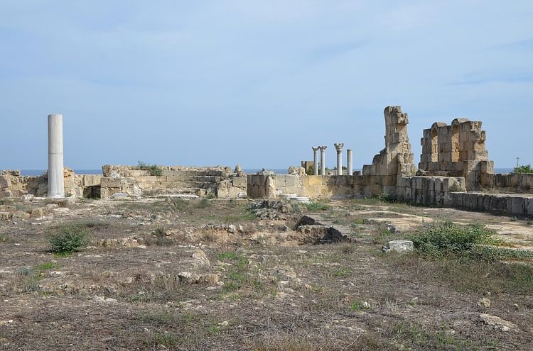 Kambanopetra Basilica in Salamis, Cyprus