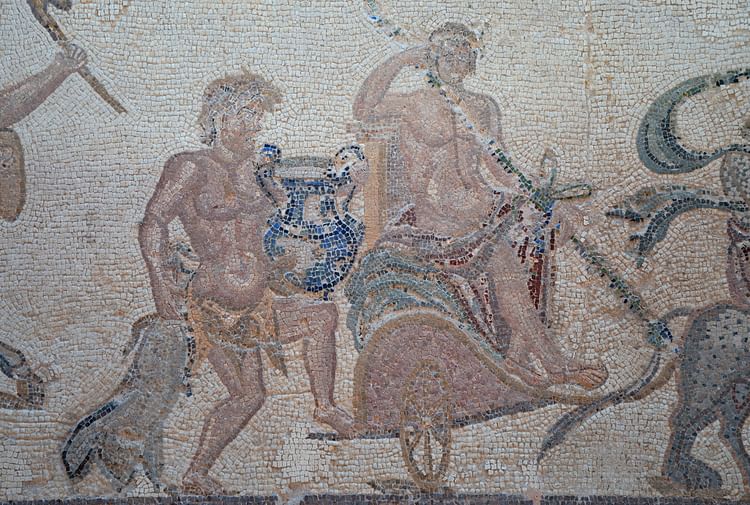 Triumph of Dionysos Mosaic in Paphos, Cyprus