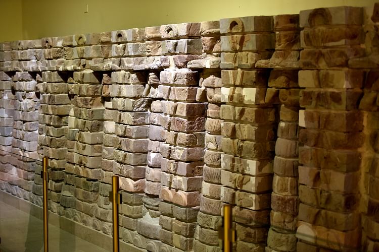 Facade of Inanna Temple from Uruk at the Iraq Museum