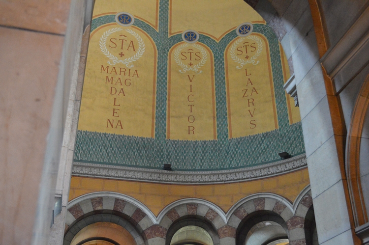 Detail of the Ceiling of Notre Dame La Major, Marseille