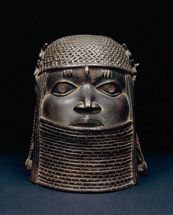 Benin Brass Head