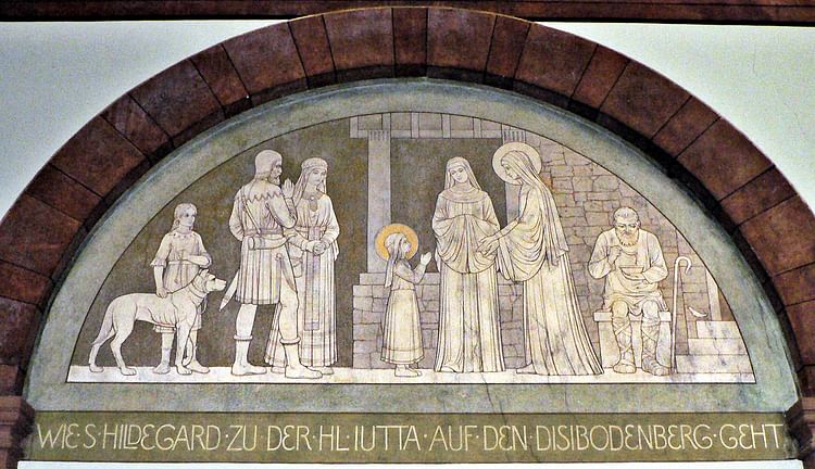 St. Hildegard Meeting St. Jutta of Sponheim