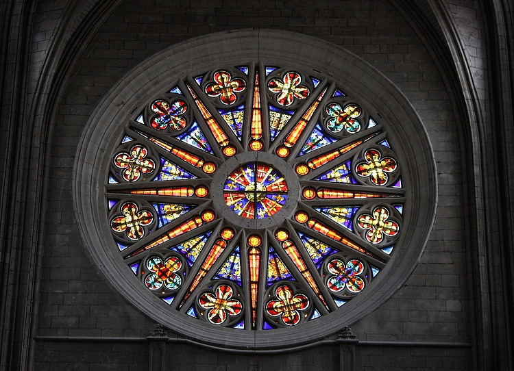 Rose Window, Orleans Cathedral