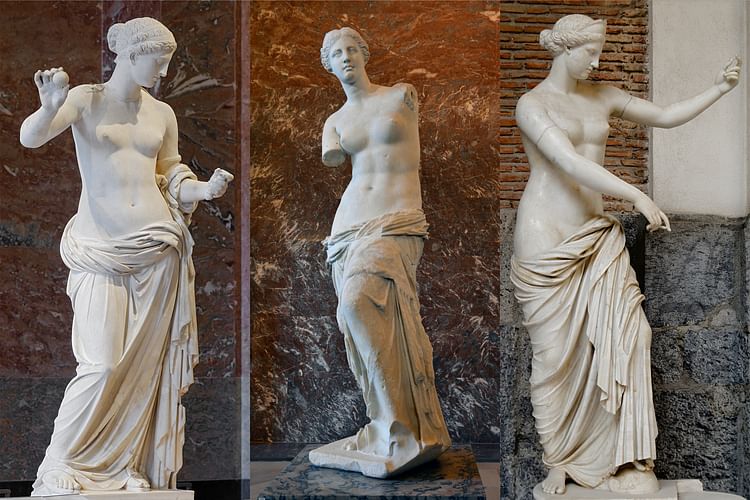 Three Venus Statues