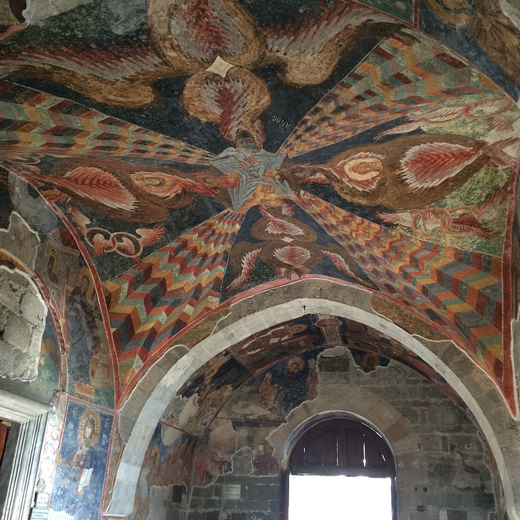 Fresco in Hagia Sophia, Trebizond