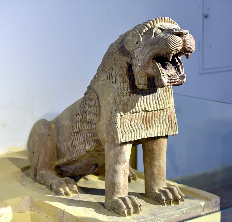 Terracotta Lion from Tell Harmal