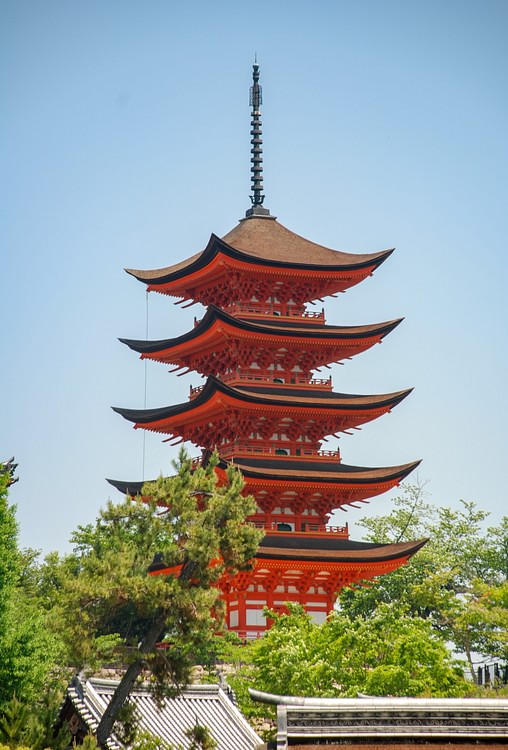 Five-storey Pagoda, Itsukushima Shrine