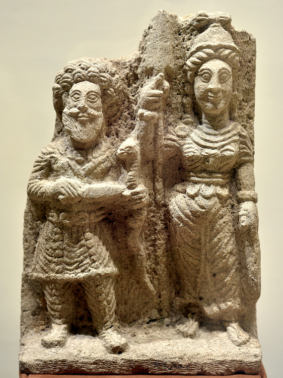 Goddess Al-Lat and an Elderly God from Hatra