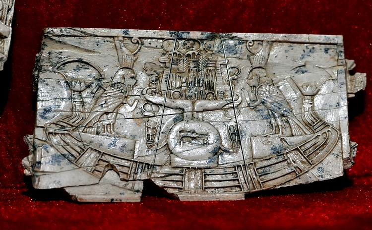 Ivory Panel with an Egyptian Religious Scene from Nimrud