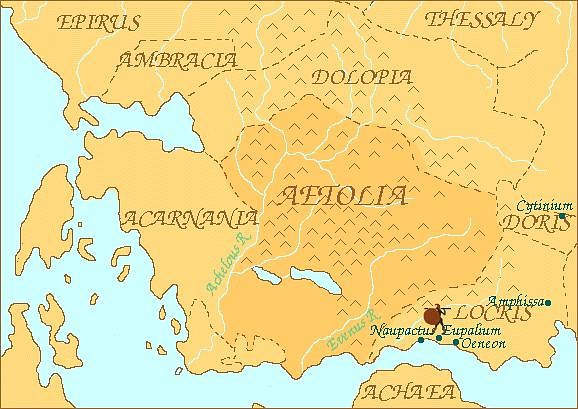 Map of Aetolia