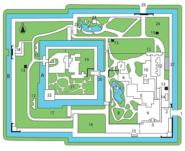 Nijo Castle Plan