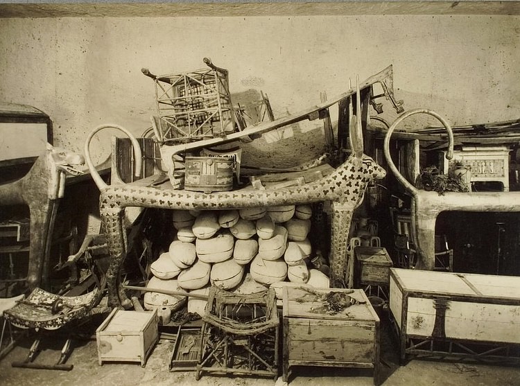 The Celestial Cow Funerary Bed of Tutankhamun