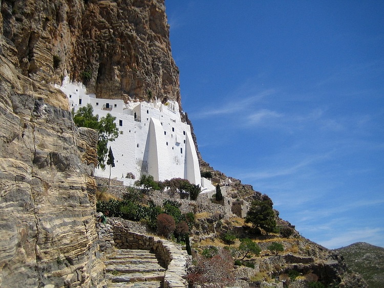 Hosoviotissa Monastery, Amorgos Greece