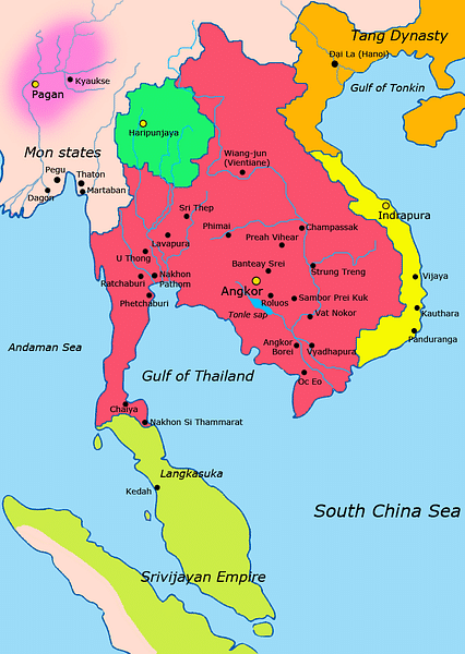 Khmer Empire c. 900 CE