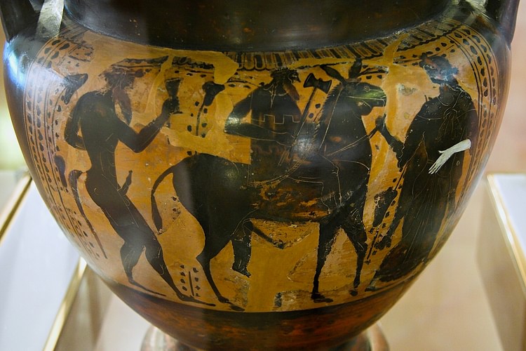 Hephaistos Riding a Mule