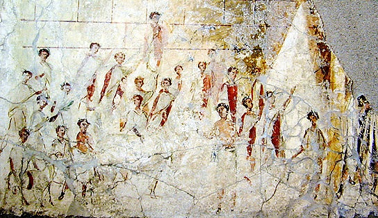 Magistrates Wall Painting, Pompeii