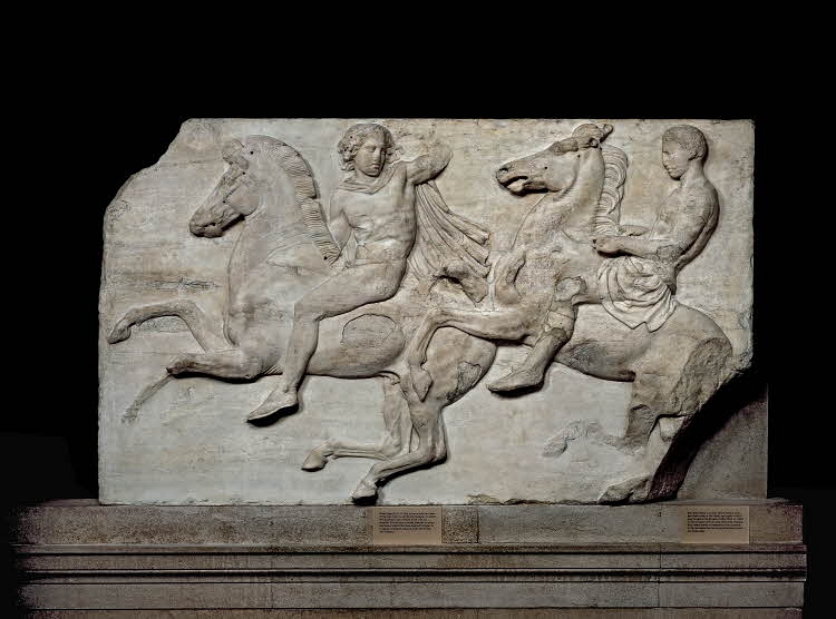 Pair of Horsemen on the Parthenon Marbles