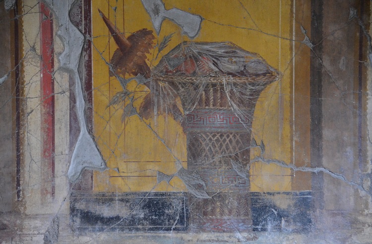 Fresco with Basket of Fruit, Oplontis Villa Poppaea