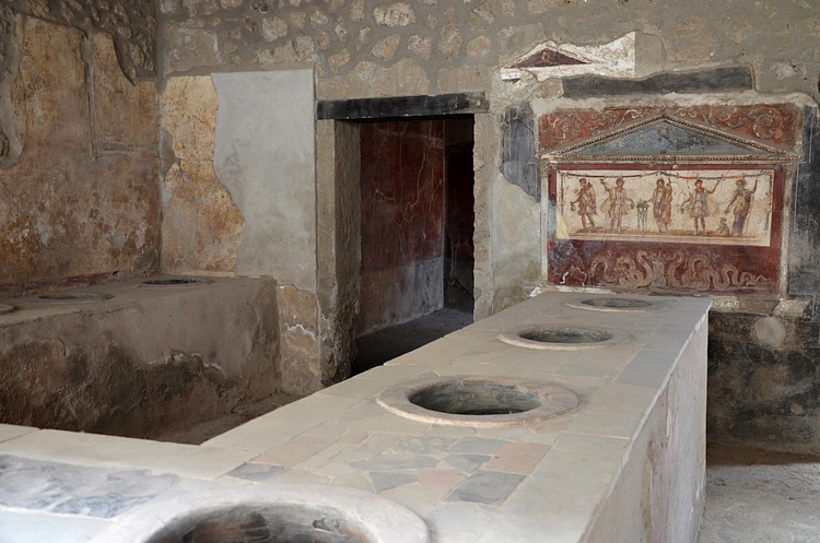 The Thermopolium of Vetutius Placidus in Pompeii