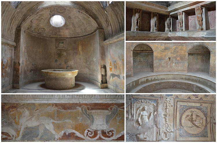 The Forum Baths in Pompeii