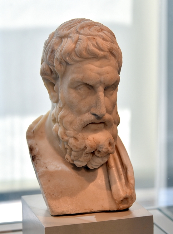 Head of Epicurus