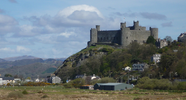 Harlech Castle Panorama