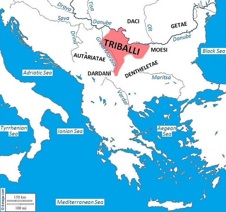 Map of Triballian Territory