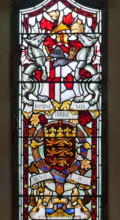 Coat of Arms of Henry II of England, Derry Guildhall