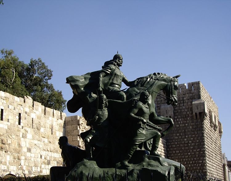 Statue of Saladin in Damascus