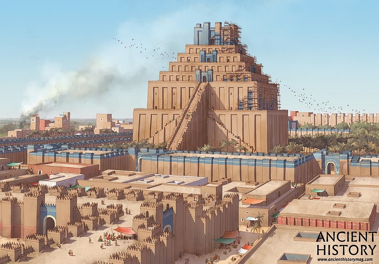 Recreation of the Etemenanki in Babylon