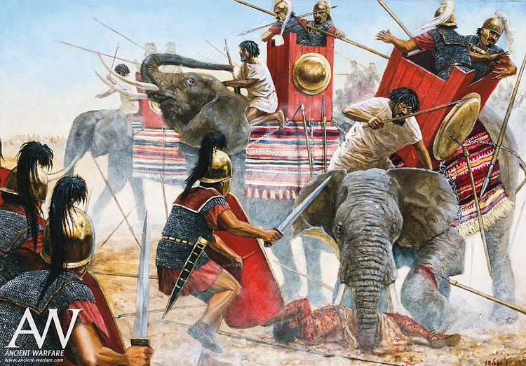 Recreation of the Battle of Thapsus