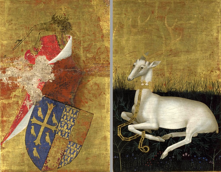 Arms & White Hart of Richard II of England