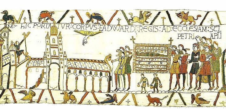 Funeral of Edward the Confessor, Bayeux Tapestry