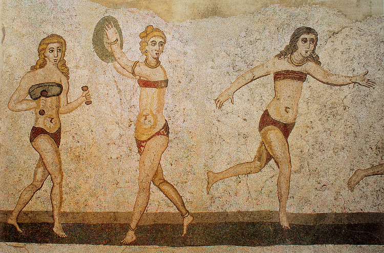 Bikini Girl Mosaic, Villa Romana del Casale