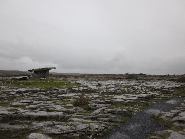 Poulnabrone Dolmen and the Karst Landscape of the Burren, Ireland