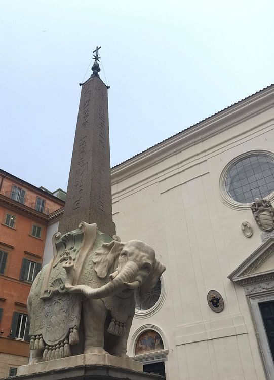 Obelisk at Piazza della Minerva