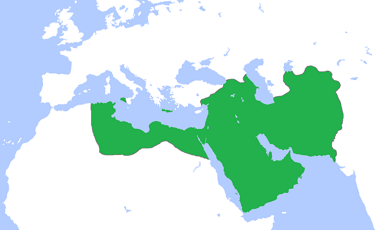 Map of the Abbasid Empire