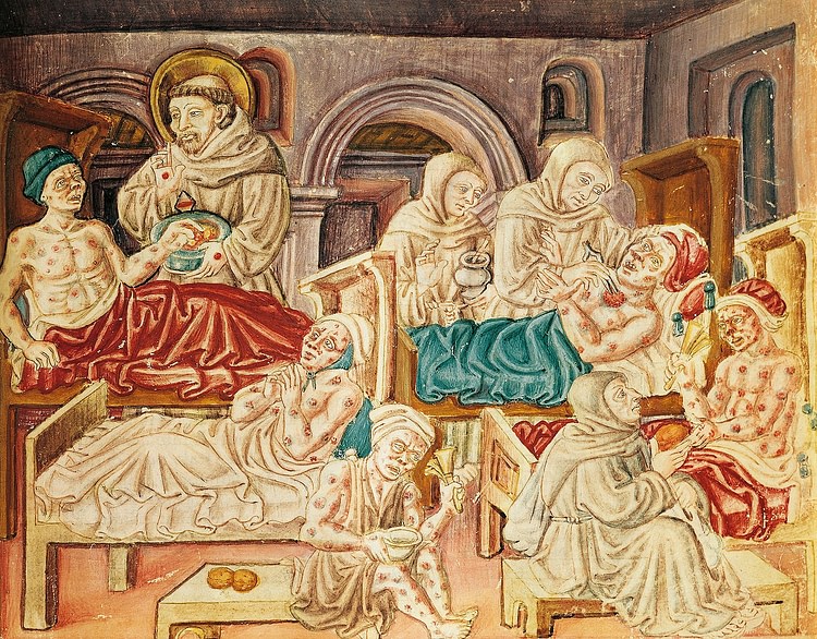 Franciscan Monks Treat Victims Of Leprosy Illustration World History Encyclopedia Franciscan Monks Treat Victims Of Leprosy Illustration World History Encyclopedia