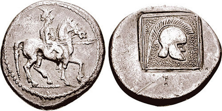 Tetradrachm Minted during the Reign of Alexander I of Macedon
